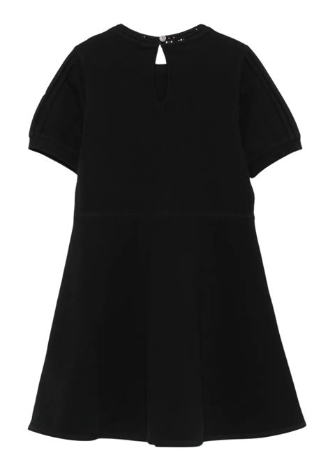 Black cotton dress for girls Moncler | 8I00008/CENERO