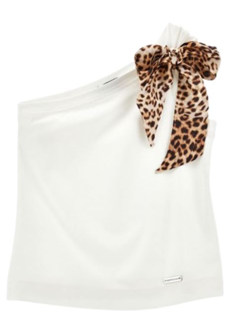 Top bambina bianco in viscosa Monnalisa | 41E6105208/ANBIANCO