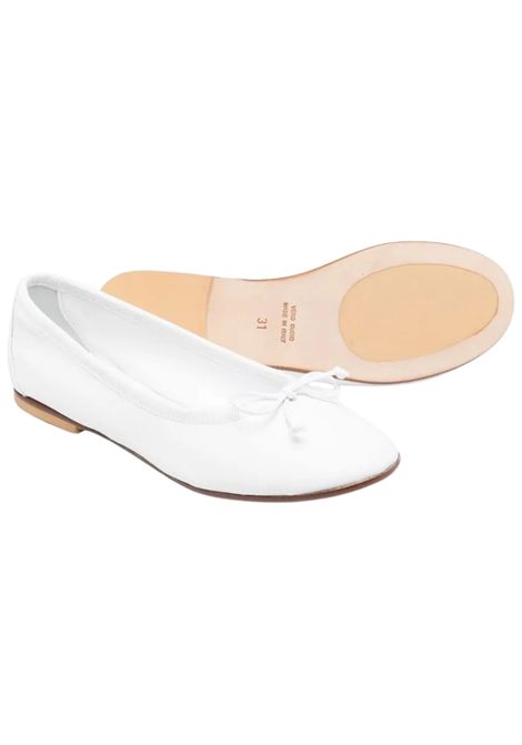 White leather ballerinas for girls MONTELPARE | MT11961/PIABIANCO