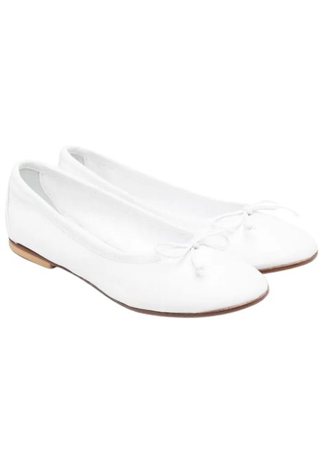 White leather ballerinas for girls MONTELPARE | MT11961/PIABIANCO