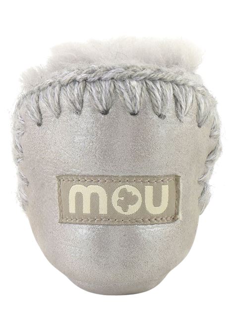 Scarpe Eskimo neonata argento in camoscio Mou | MU.FI101000C/DELMGSIL