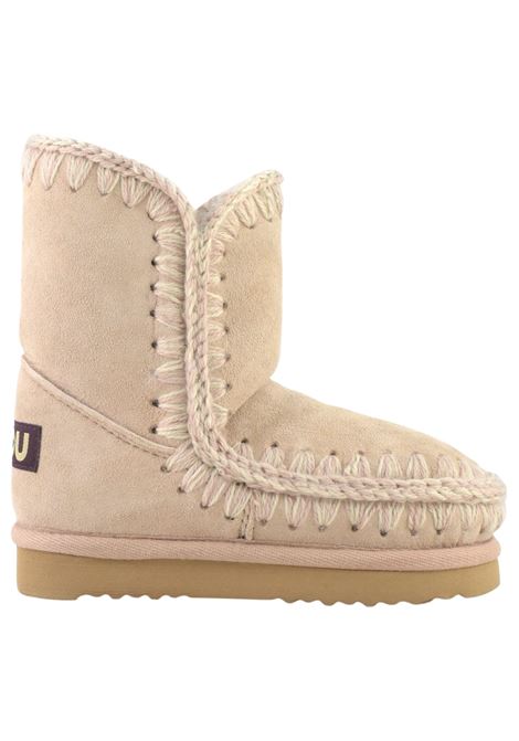 Girls' pink suede Eskimo boots Mou | MU.FK101000A/DELROBE