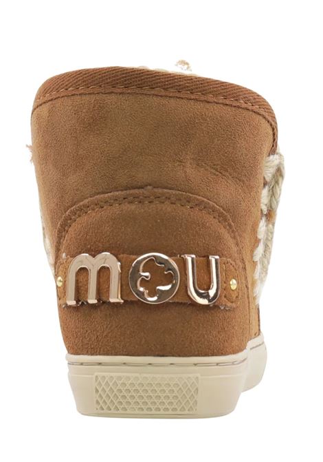 Scarpe Eskimo bambina cammello in camoscio Mou | MU.FK111015A/DELCOG