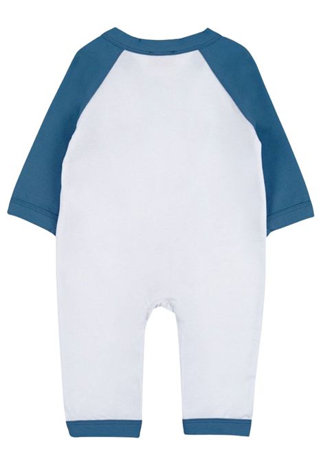 Blue cotton baby romper NANAN | E25159AZZURRO