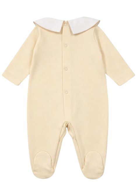 Tutina per neonato in cotone color sabbia NANAN | E25576/SABBIA