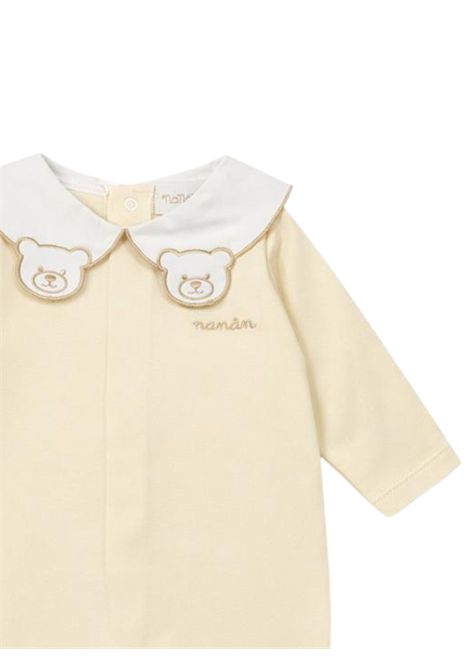 Tutina per neonato in cotone color sabbia NANAN | E25576/SABBIA