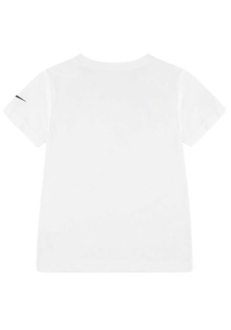 White cotton T-shirt for children Nike | 86M845/MOBIANCO