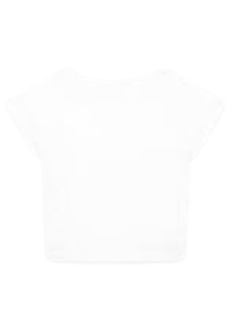 T-shirt bambina bianco in cotone PHILOSOPHY | I1E6035203/MABIANCO