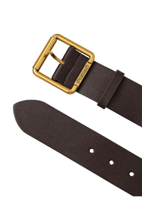 Cintura bambina marrone in pelle Pinko | KFAV001C/SUMARRONE