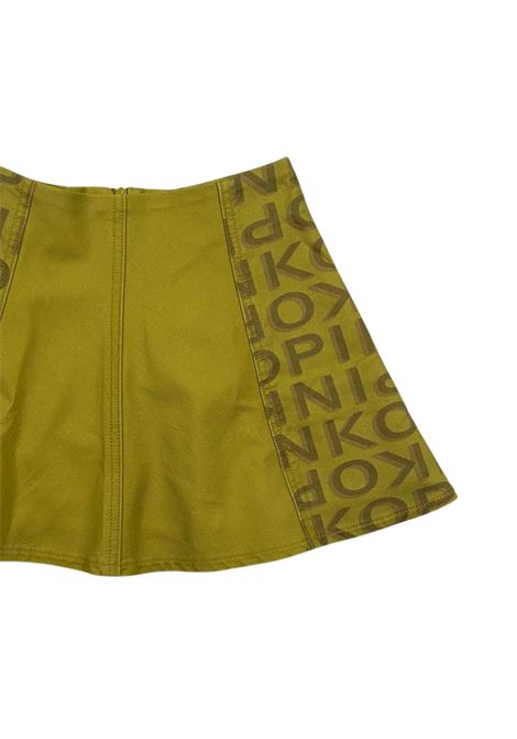 Gonna bambina verde in cotone Pinko | KFGO003/SUVERDE