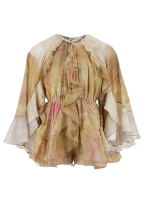 Abito tuta bambina beige in cotone Pinko | KFTA0030/SUBEIGE