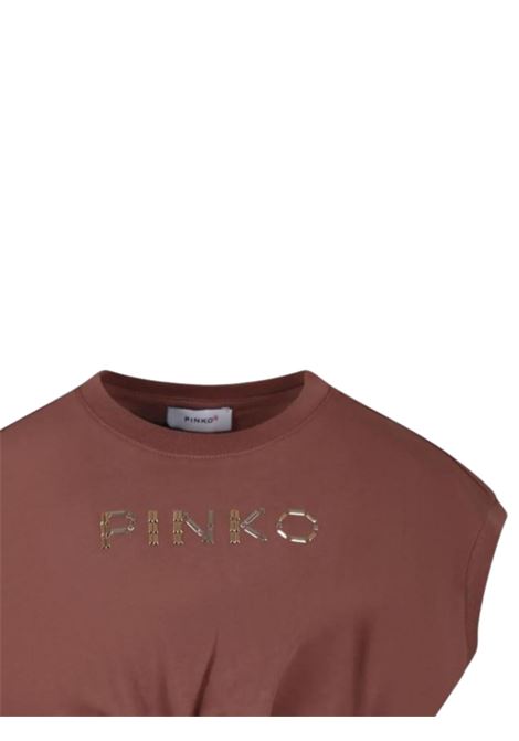 T-shirt bambina terra in cotone Pinko | KFTS004C/SUTERRA