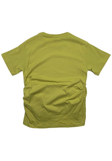 T-shirt bambina verde in cotone Pinko | KFTS006/SUVERDE