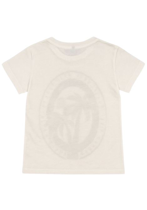 T-shirt bambino bianca in cotone Please | MBE8030B72/MABIANCO