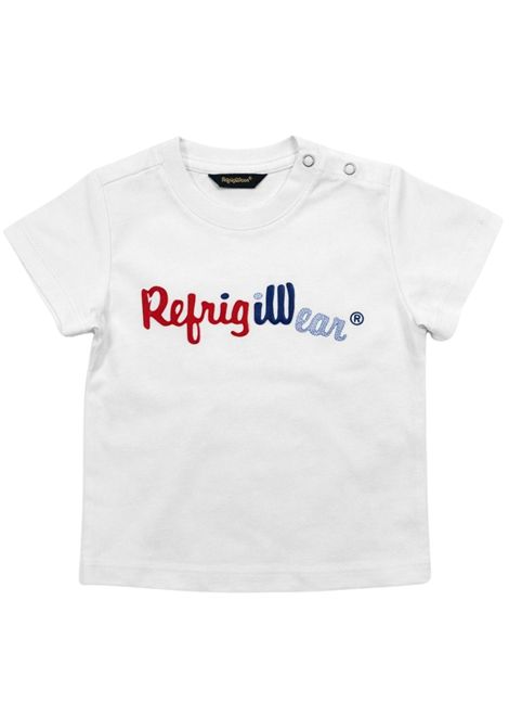 White cotton baby T-shirt REFRIGIWEAR | 1716BIANCO