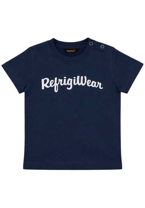 Blue cotton baby trousers REFRIGIWEAR | 1733BLU