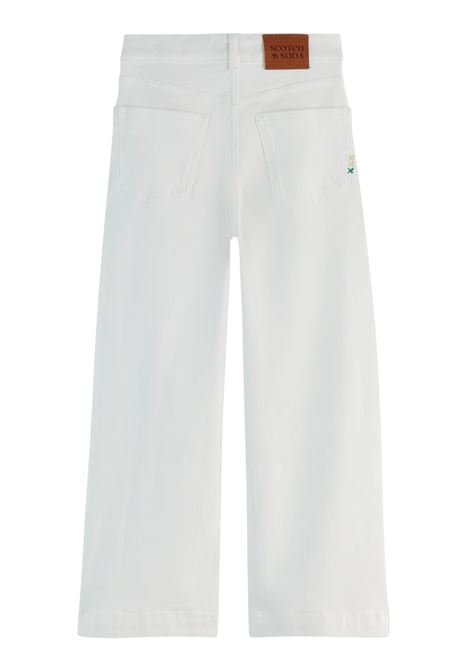 White cotton jeans for girls Scotch&Soda | 180233/SUBIANCO