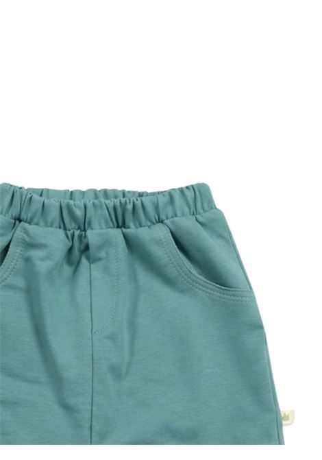 Green cotton baby Bermuda shorts SKIKKERLI | PB321/MAVERDE