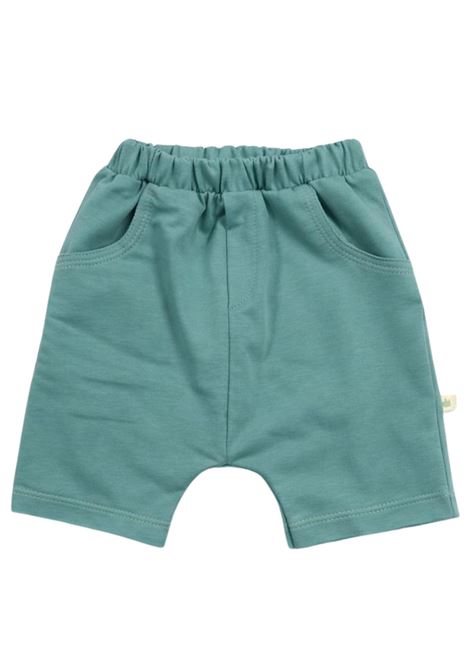 Green cotton baby Bermuda shorts SKIKKERLI | PB321/MAVERDE