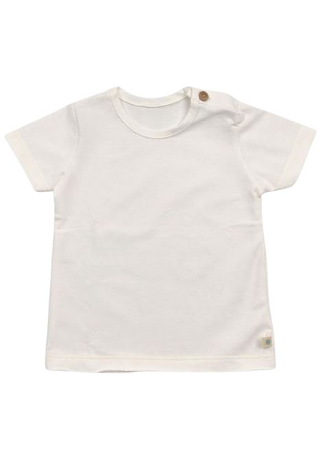 Cream cotton baby T-shirt SKIKKERLI | RBJ528/MAPANNA