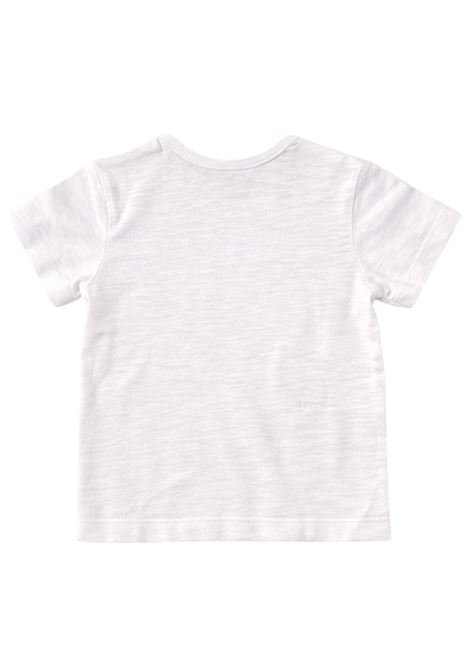 Baby T-shirt in cotton and linen SKIKKERLI | RH532/MABIANCO/VERDE