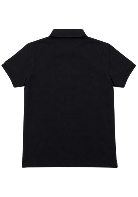 Polo bambino nera in cotone SUN68 | A36301NERO