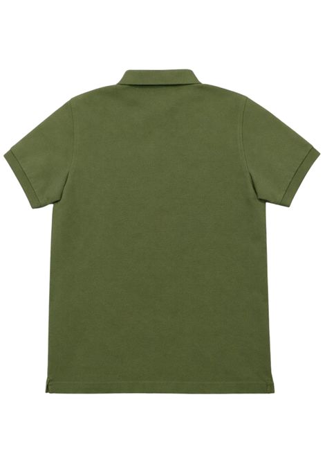 Green cotton polo shirt for children SUN68 | A36301VERDE