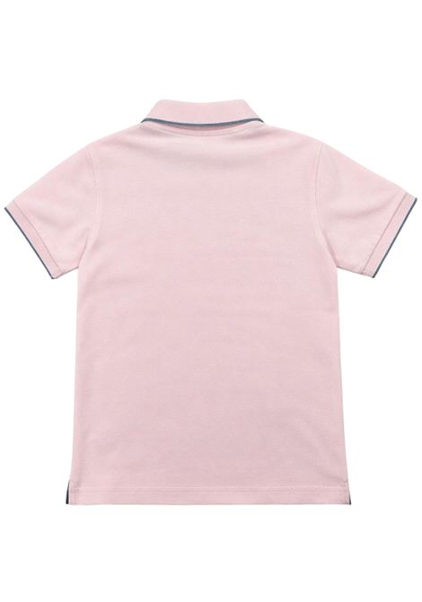 Pink cotton polo shirt for children SUN68 | A36311ROSA