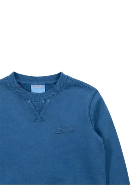 Children's air force blue cotton sweatshirt SUN68 | F36320AVIO