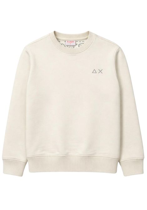 Cream cotton children's sweatshirt SUN68 | F36324PANNA