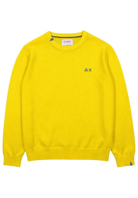 Maglione bambino giallo in cotone