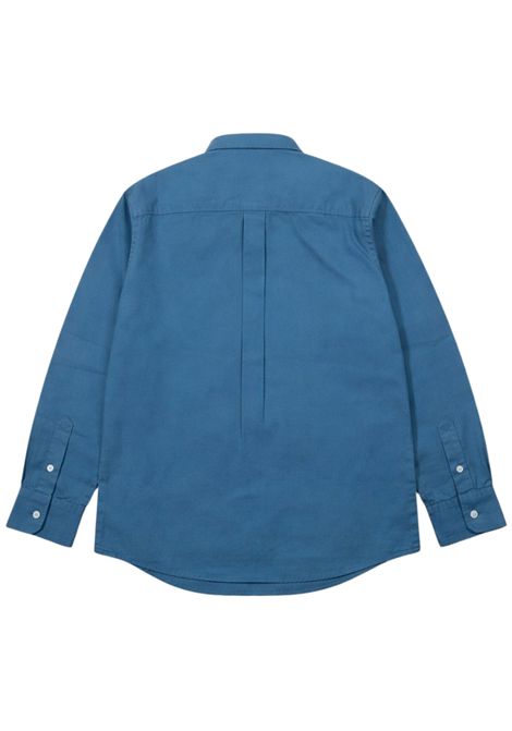 Children's air force blue cotton shirt SUN68 | S36301AVIO