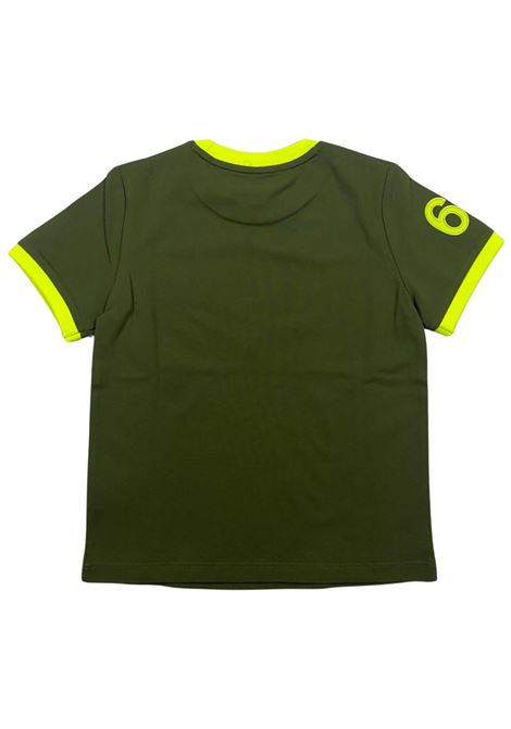 T-shirt bambino verde in cotone SUN68 | T34325/SUVERDE