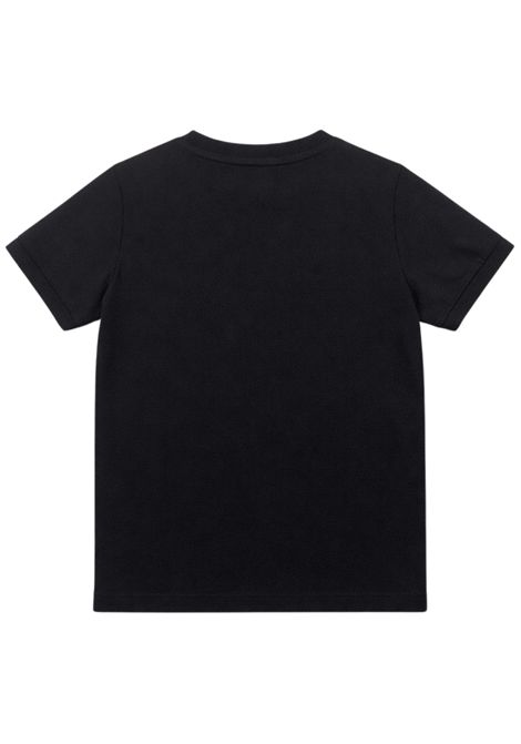 Black cotton T-shirt for children SUN68 | T36303NERO