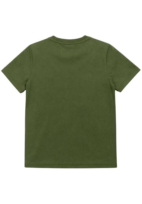 T-shirt bambino verde in cotone SUN68 | T36304VERDE