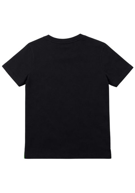 T-shirt bambino nera in cotone SUN68 | T36307NERO