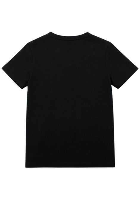 Black cotton T-shirt for children SUN68 | T36323NERO