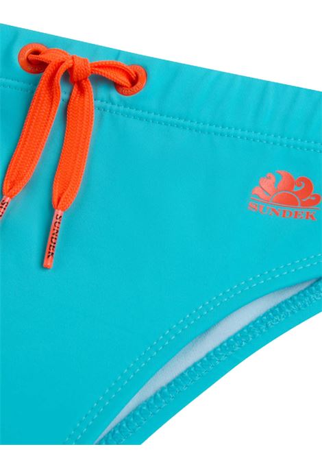 Costume da bagno bambino azzurro SUNDEK | B279SSL3000/MAAZZURRO