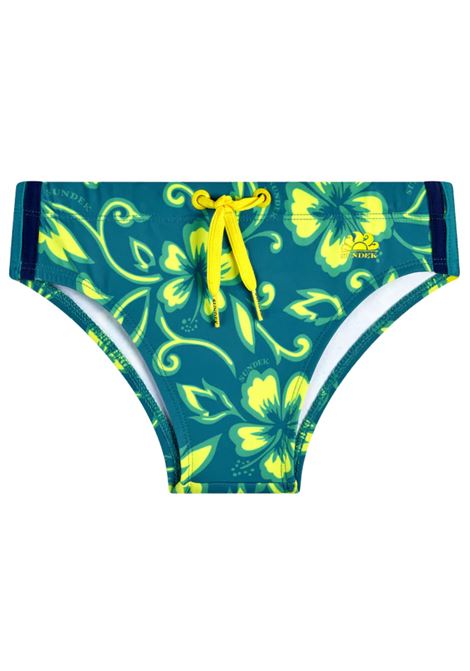 Costume da bagno bambino verde SUNDEK | B279SSL41/MAVERDE