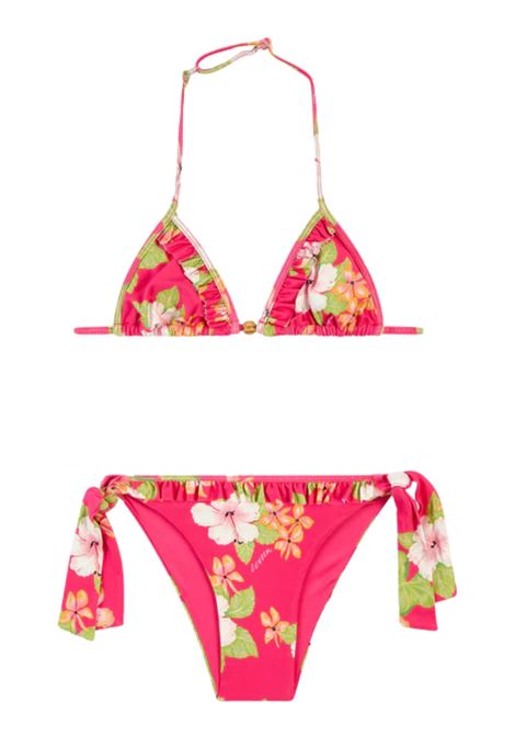 Fuchsia girls' swimsuit SUNDEK | G438KNL828F/MAFUCSIA