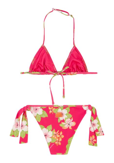 Fuchsia girls' swimsuit SUNDEK | G438KNL828F/MAFUCSIA