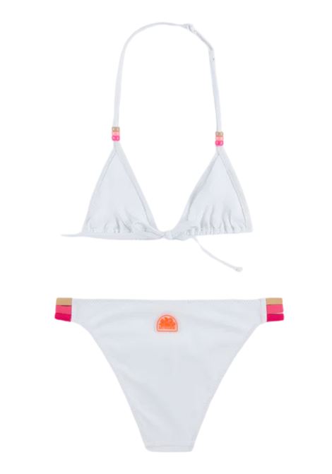 White girls' swimsuit SUNDEK | GB00KNL30RB/MABIANCO