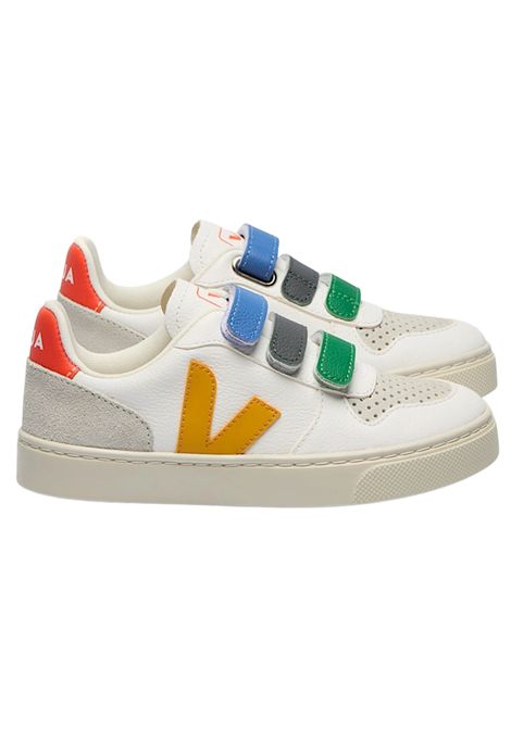 Scarpe bambino bianche in pelle VEJA | CV0520612/PIABIANCO