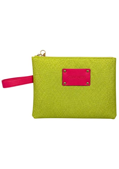 Pochette bambina verde laminata 4giveness | 125GACPO5350VERDE