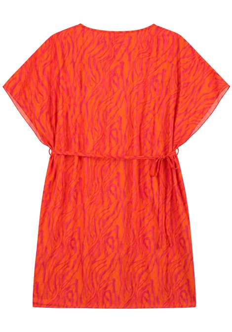Kimono bambina arancio in viscosa 4giveness | 3880ARANCIO