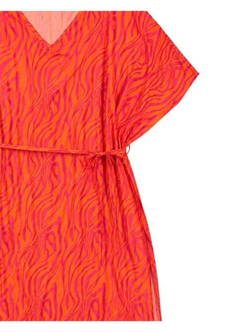 Kimono bambina arancio in viscosa 4giveness | 3880ARANCIO