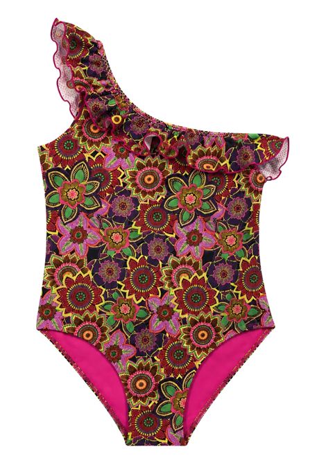 One-piece swimsuit for girls 4giveness | 3891MULTICOLOR