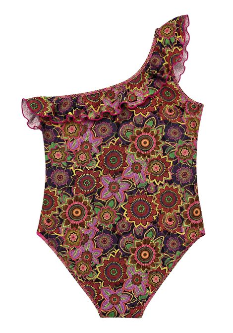 One-piece swimsuit for girls 4giveness | 3891MULTICOLOR