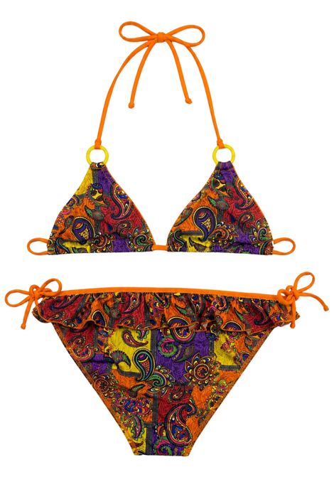 Two-piece swimsuit for girls 4giveness | 3901ARANCIO