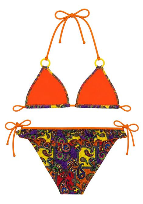 Two-piece swimsuit for girls 4giveness | 3901ARANCIO